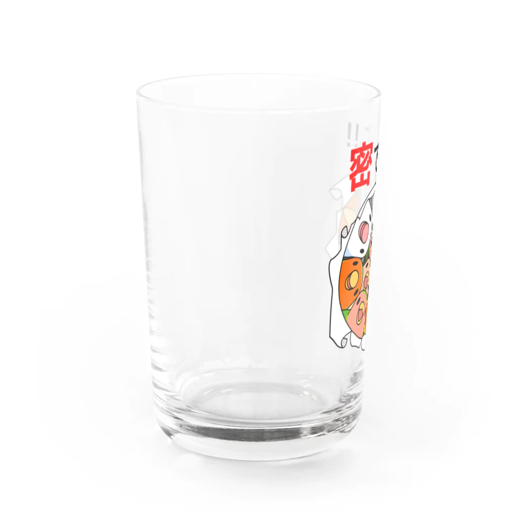 まめるりはことりの密です！コザクラインコさん【まめるりはことり】 Water Glass :left