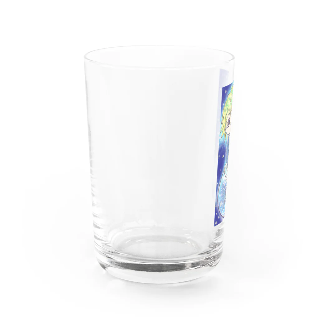 とめ子さんのNaughty Moon Prince Water Glass :left