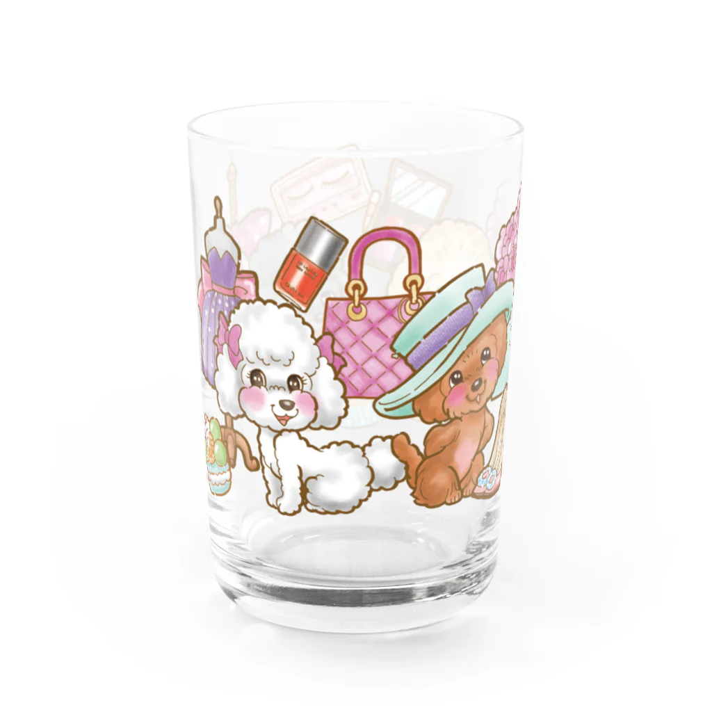 あとりえピノコのパリモードトイプーちゃん Water Glass :left