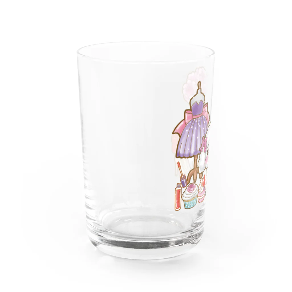 あとりえピノコのパリジェンヌトイプーちゃん Water Glass :left