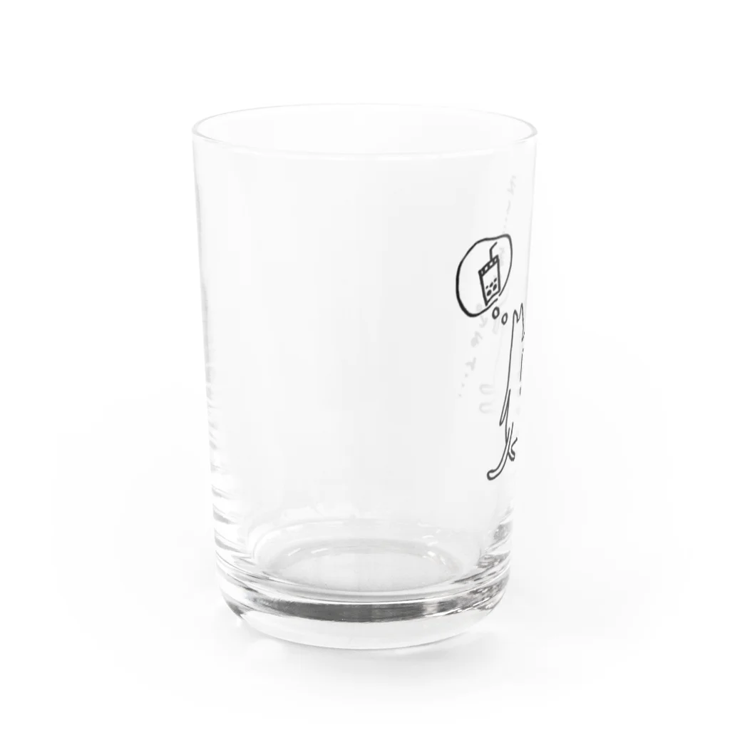 k_iのえ〜またタピるん・・・猫 Water Glass :left