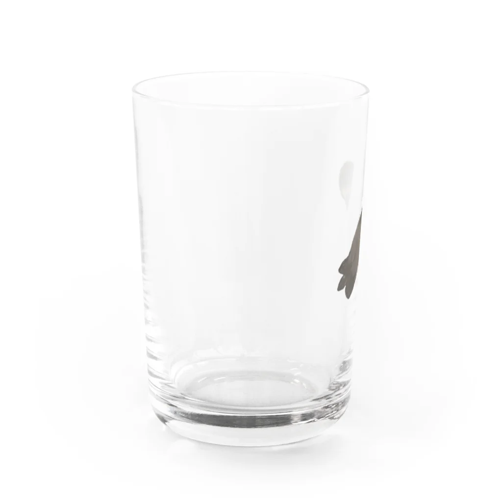 さかやさんの赤ちゃんらこ（タオル） Water Glass :left