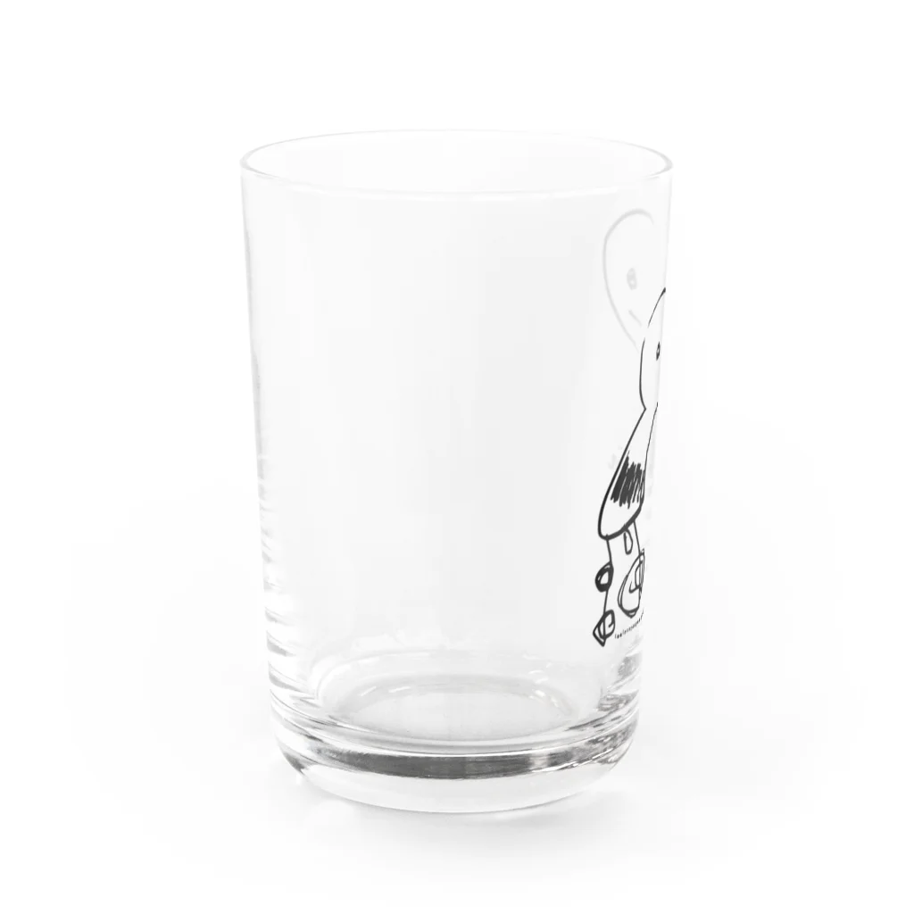tootennpaapoo products（BarrackLaboLLC）のtin*tinくん Water Glass :left
