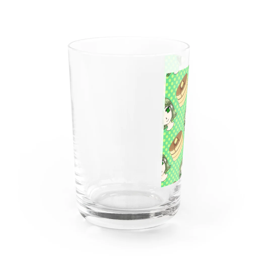 ガールズルームのホットケーキとトキコちゃん Water Glass :left