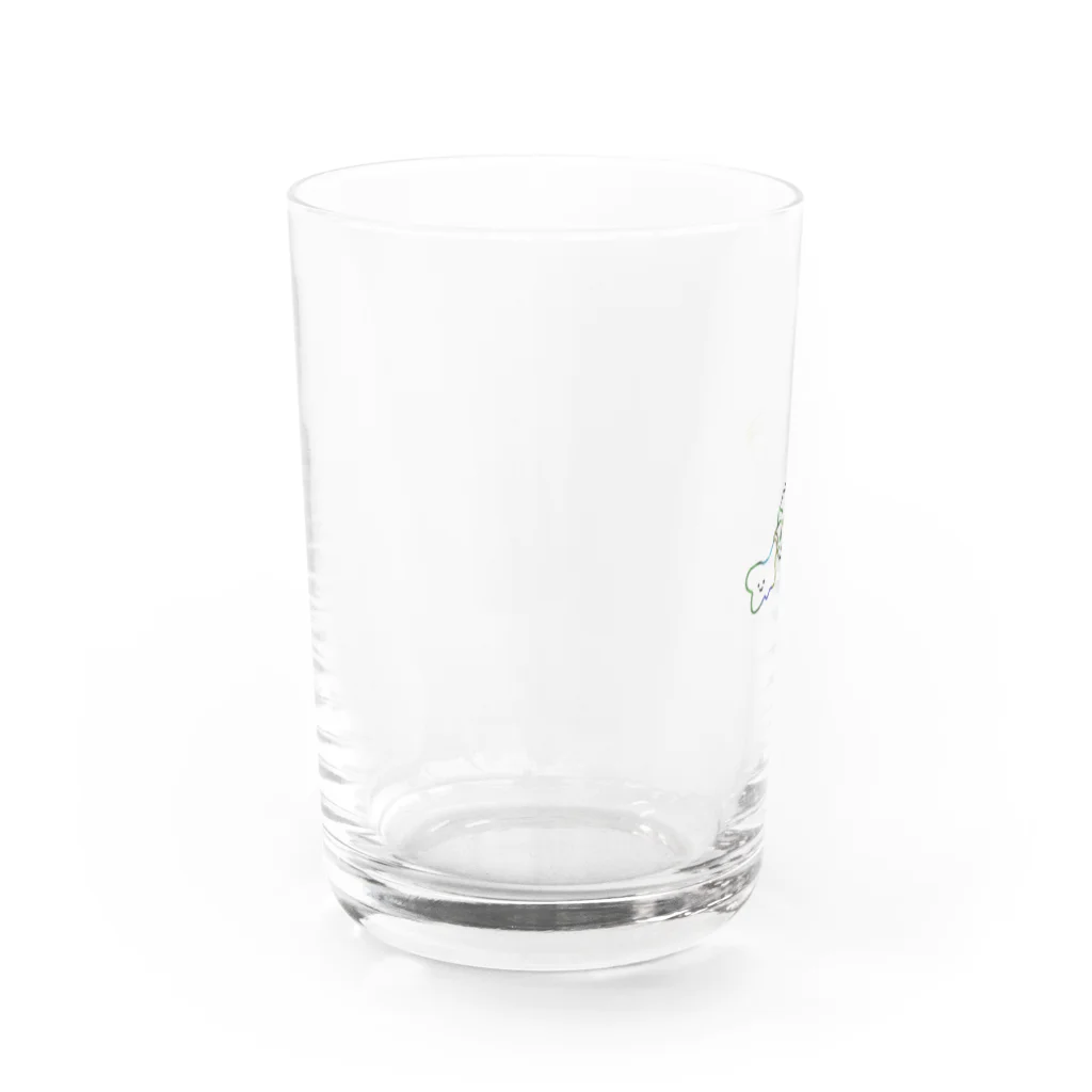 わこ。の絵の具ちゃん Water Glass :left