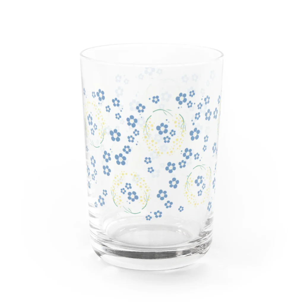 えだ豆🌱の春のおはなのグラス Water Glass :left