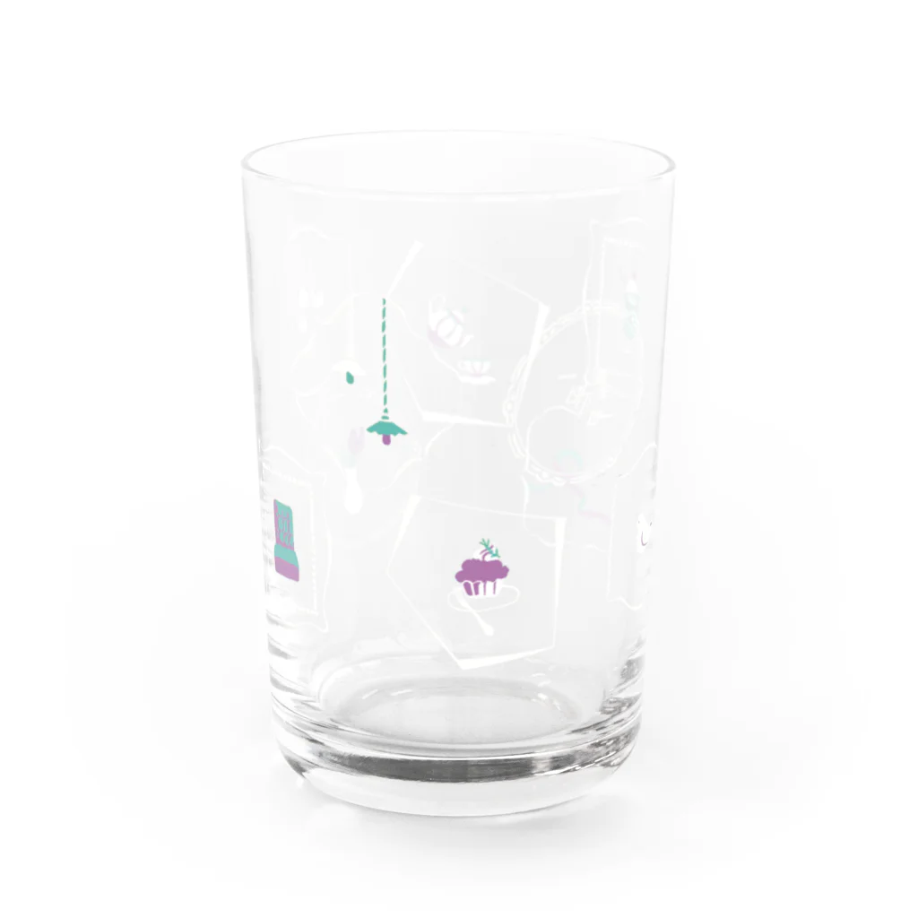 喫茶 一昨日の喫茶一昨日　窓 Water Glass :left