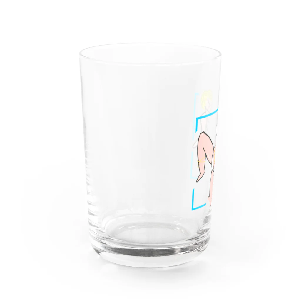 平木のTシャツやetc.のゴージャスな女性 Water Glass :left