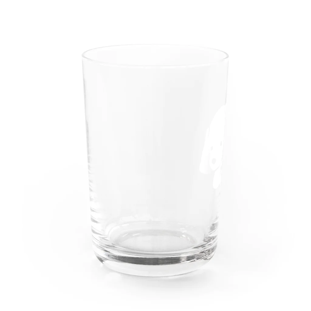 「ごめん々ね 」と言っのいぬのぬい Water Glass :left