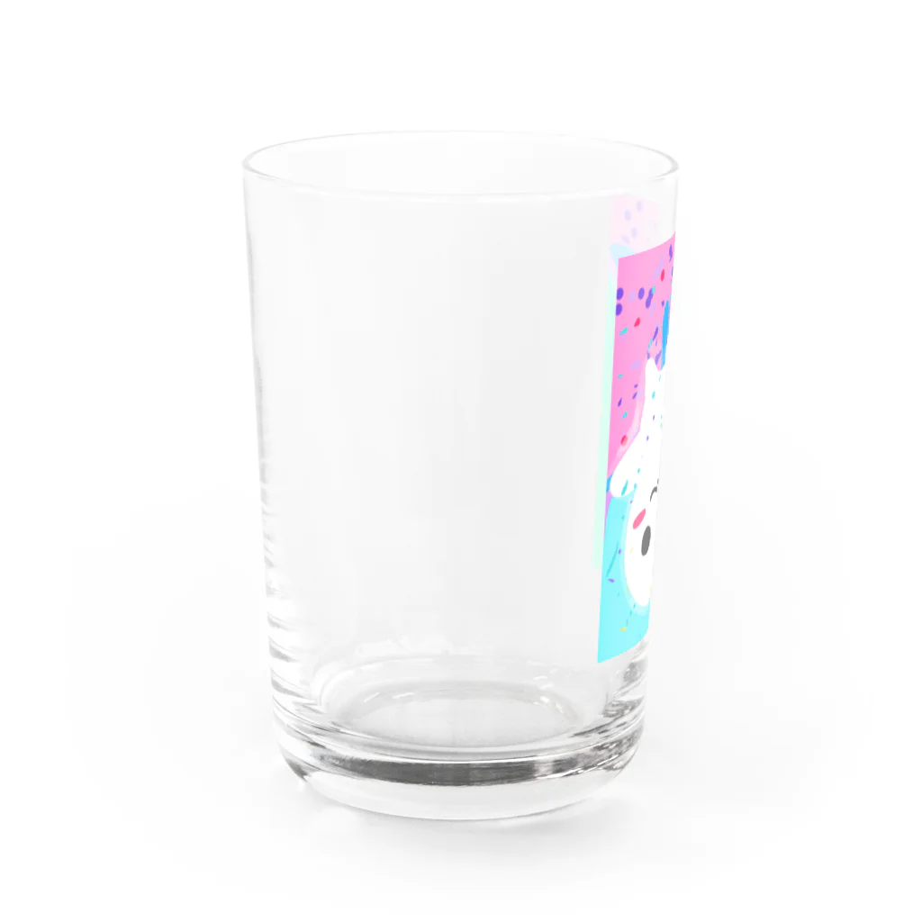 W さんのお店のぱられるむにもちぃ Water Glass :left