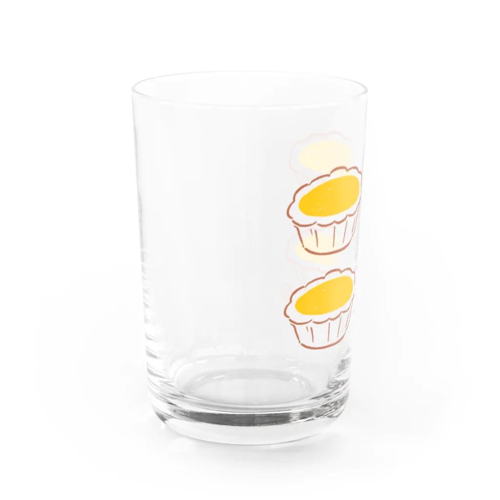 山一人（サンイチニン)のエッグタルト Water Glass :left