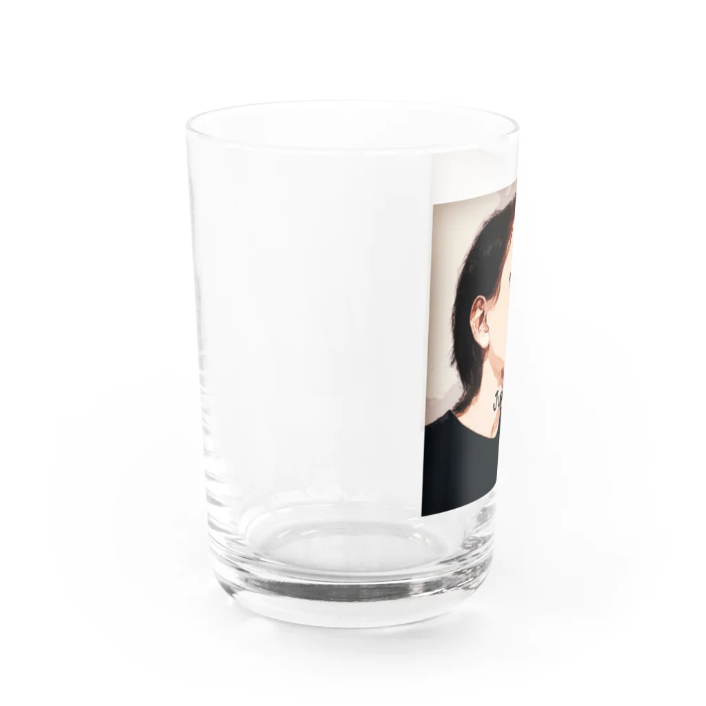 junointer ブランド ロゴ入りのsing Water Glass :left