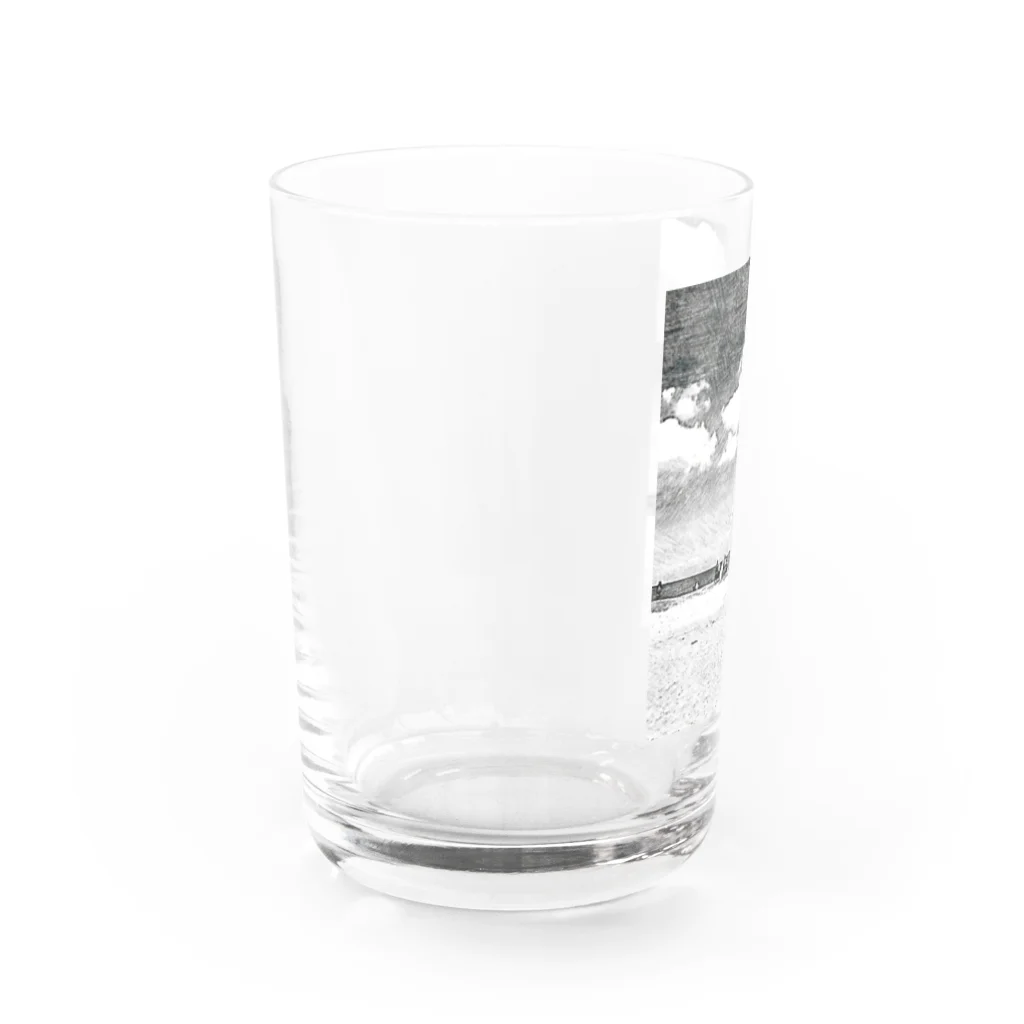 ELF-POKOの砂浜 Water Glass :left