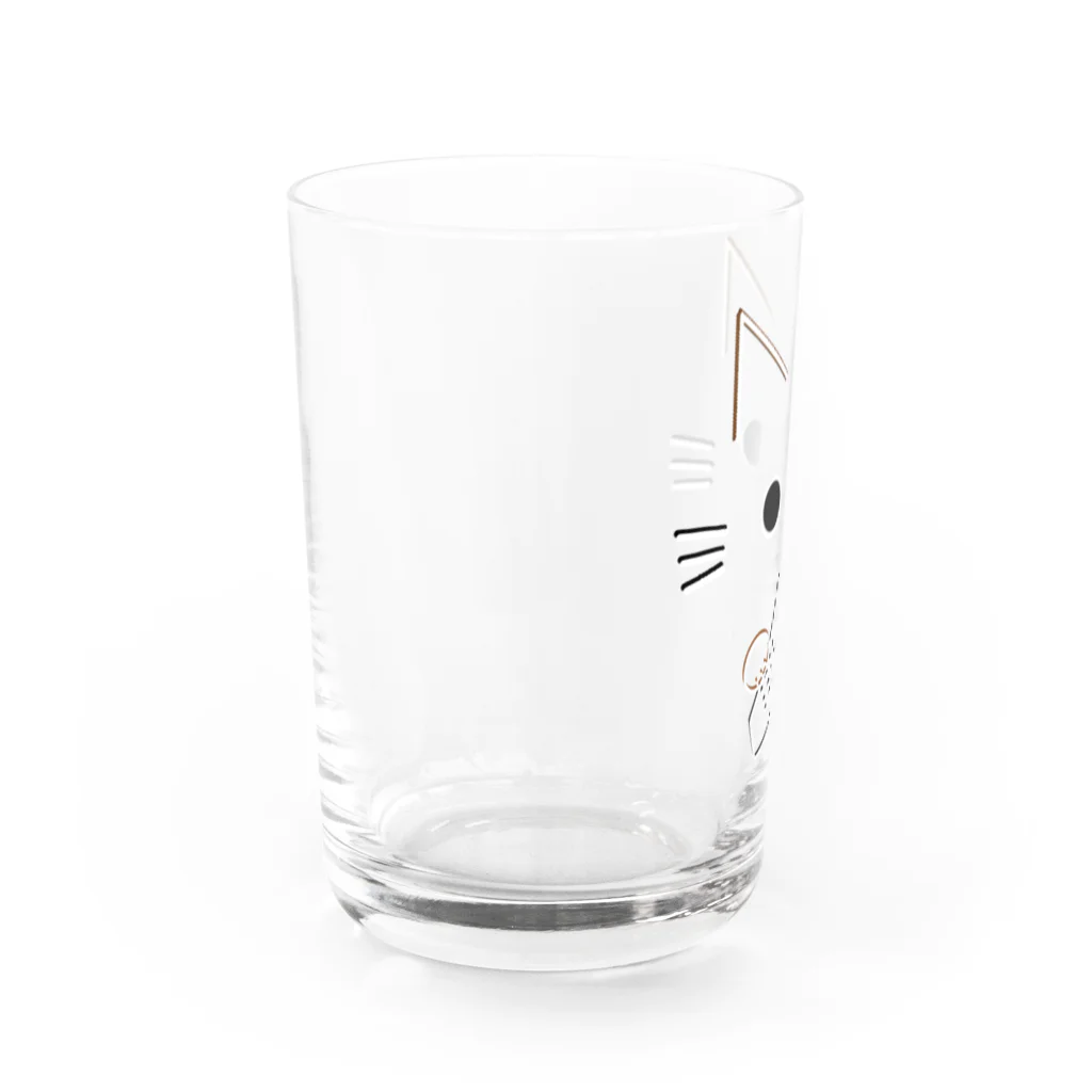 兎猫庵のトリプルおかりにゃＢＲ Water Glass :left