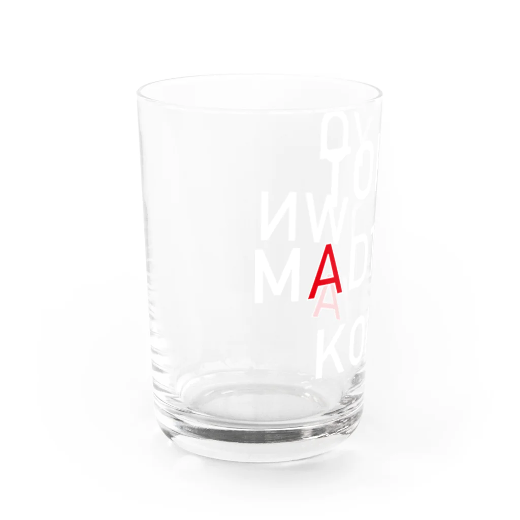 Tokyo Madtown KoiwaのTokyo Madtown Koiwa (白文字) Water Glass :left