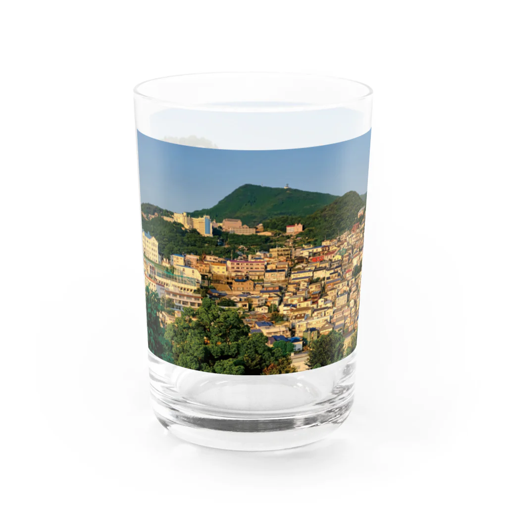 tetsu/中原徹也（Rebrast）の坂の街 Water Glass :left