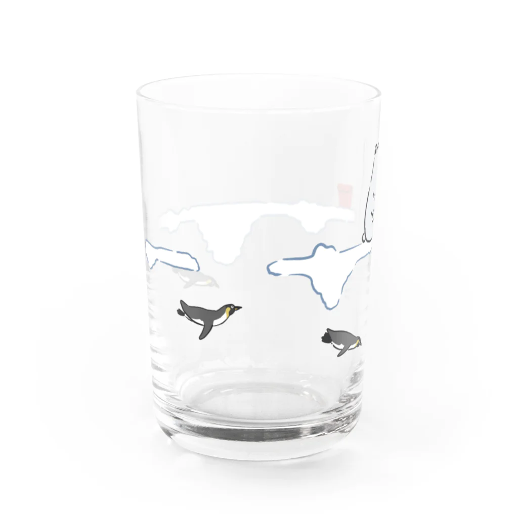 ᴀᴋɪ ¨̮の氷の世界　しろくまくん Water Glass :left