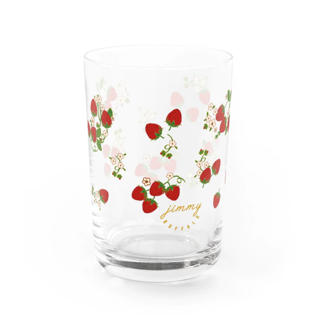 Jimmy BuffaloのJimmy Buffalo - Strawberry Fields クリア Water Glass :left