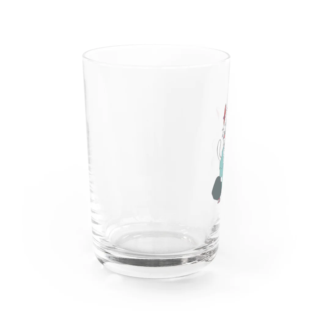 Garamondの猫のキット Water Glass :left