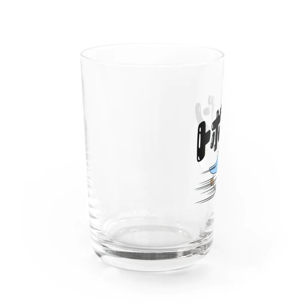 からももさんのお店のトボガンペンギン Water Glass :left