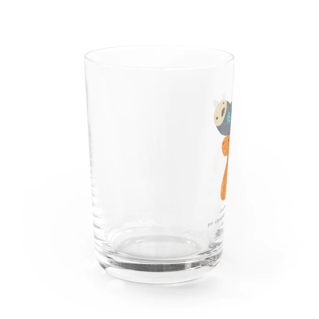 猫野ぺすかのかぴばらっこ Water Glass :left