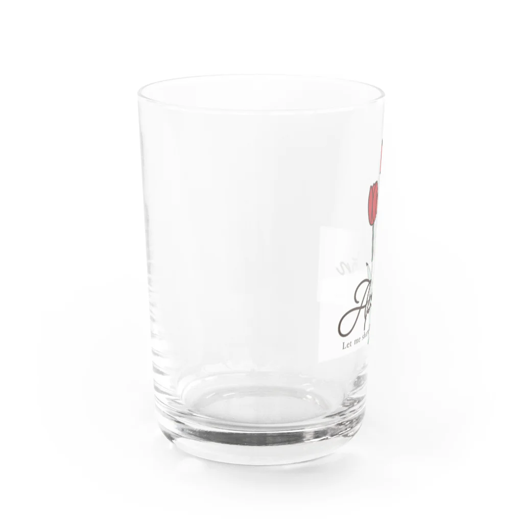 Apollonのチューリップグッズ🌷 Water Glass :left