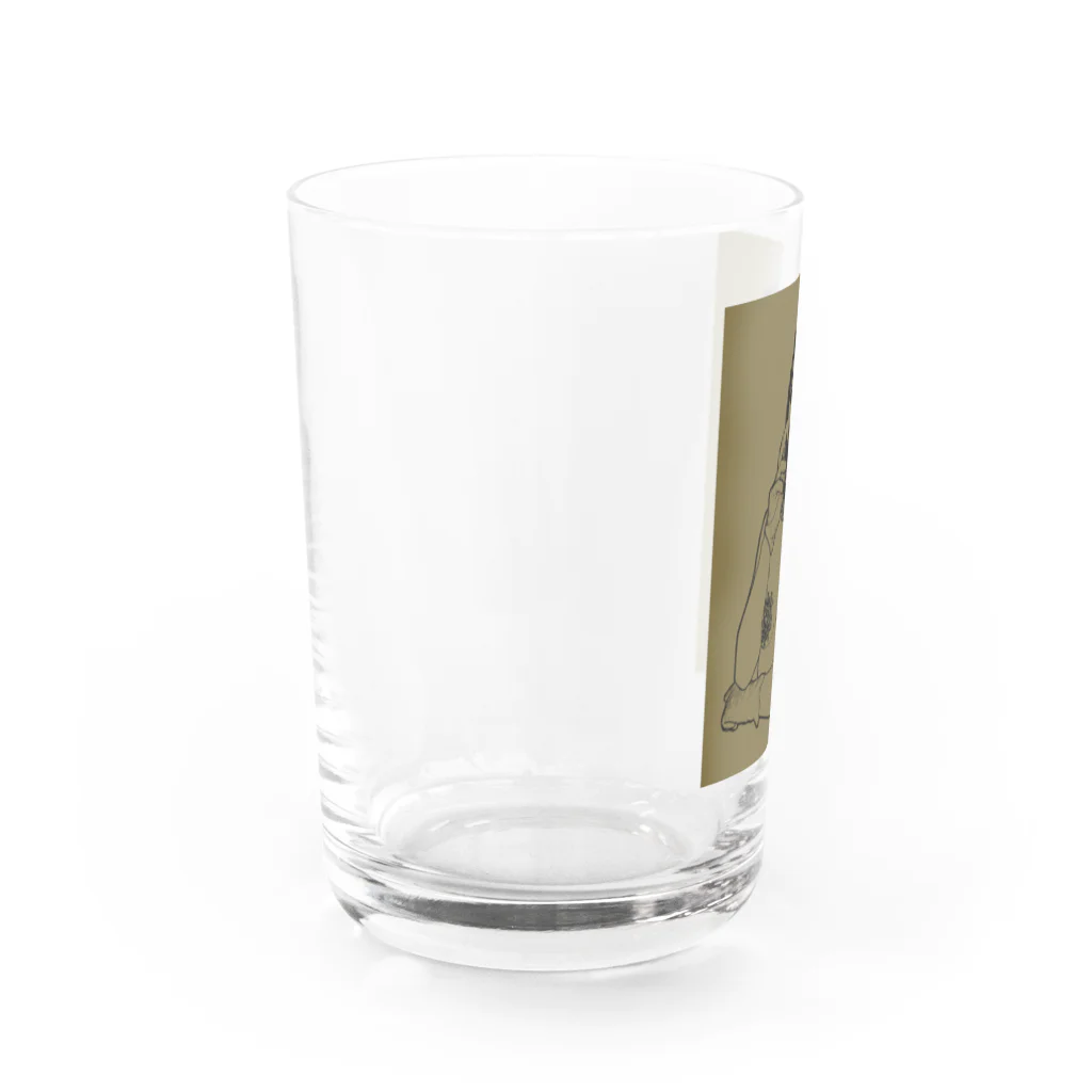 うの UNOのうのの感染症対策（国防色） Water Glass :left