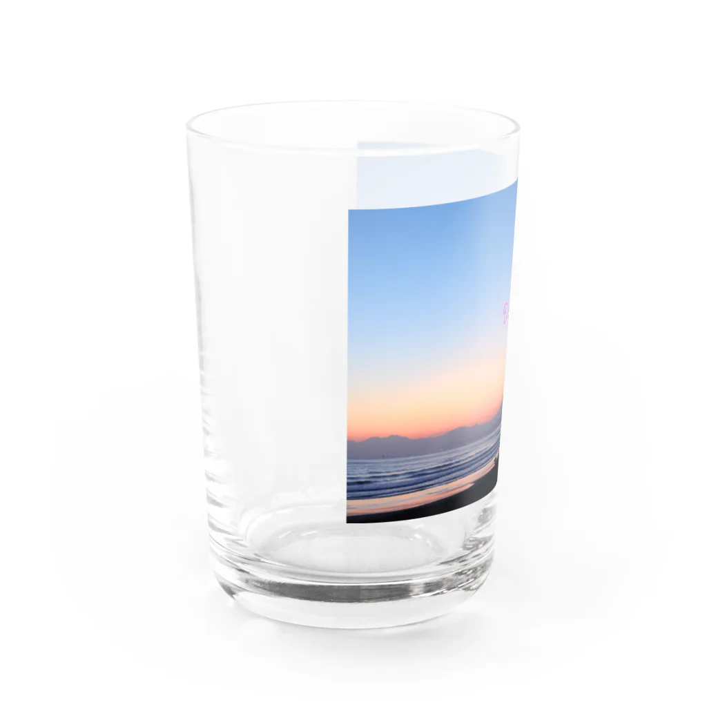 photo-kiokuの湘南夕景2 Water Glass :left