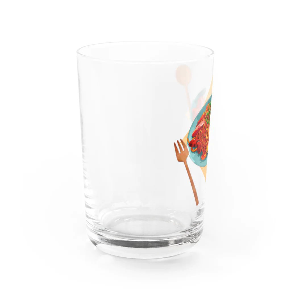 五重 紫兎花のナポリタン Water Glass :left