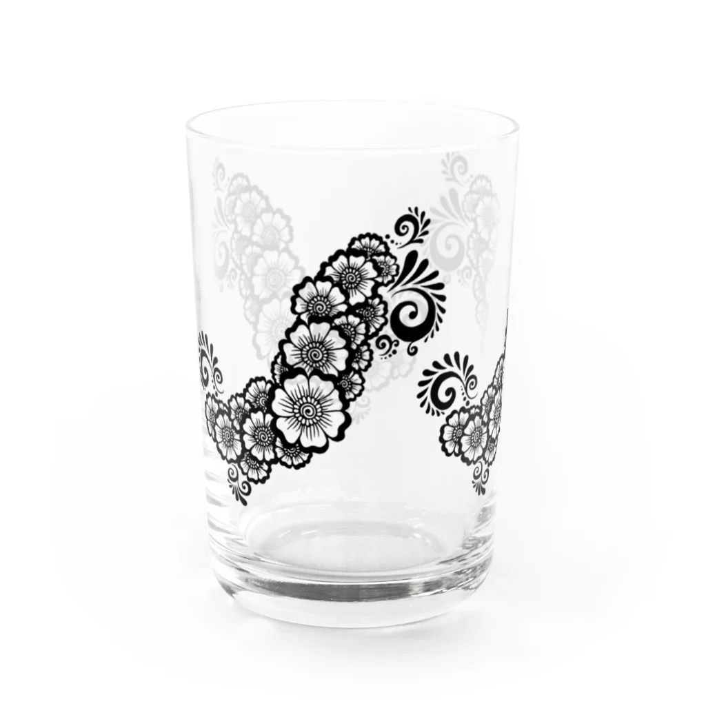 mamiko_sのHenna flower② Water Glass :left