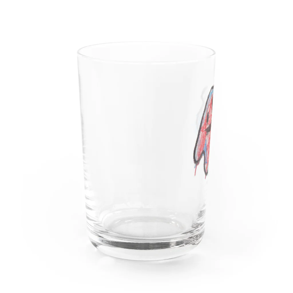 真奈美のカラフル おばけ Water Glass :left