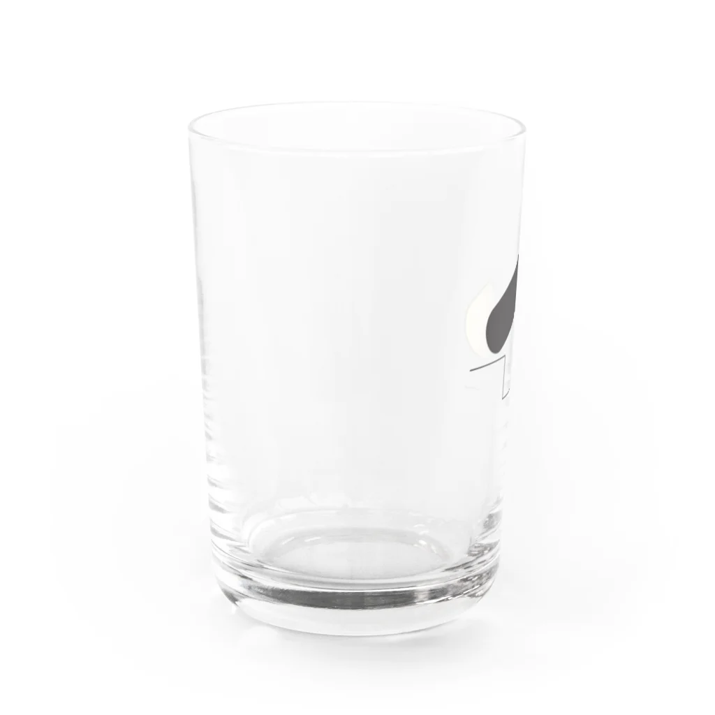 Slopeのセントカタチ / 楕円 Water Glass :left