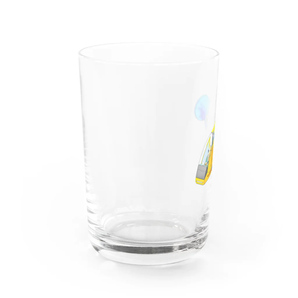 PoooompadoooourのGUPPY(ブルーネオンタキシード) Water Glass :left