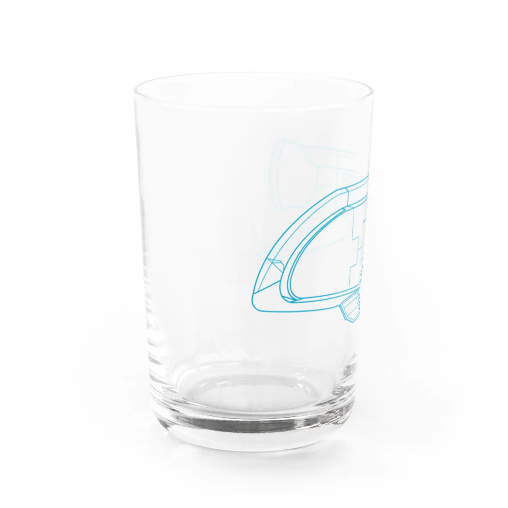 PoooompadoooourのGUPPY(青) Water Glass :left