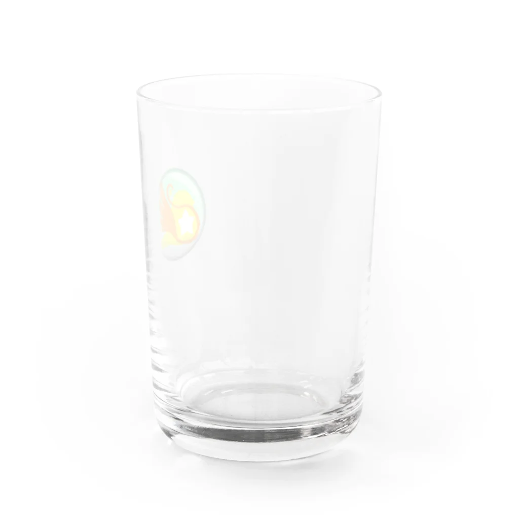 空中庭園お土産販売区画。の缶バッジ風skyparkロゴ Water Glass :left