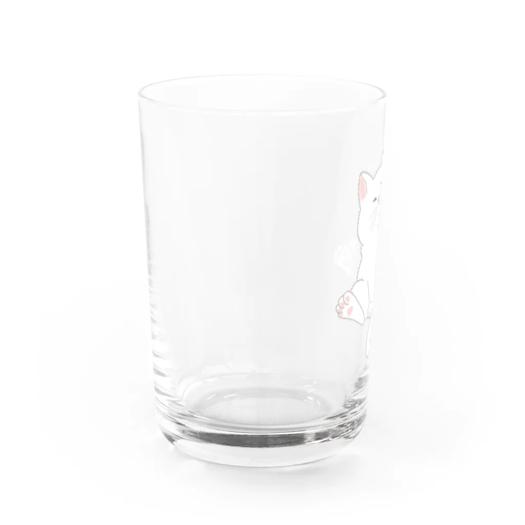 ちなこ☆動物にも愛をのもっちり猫 Water Glass :left