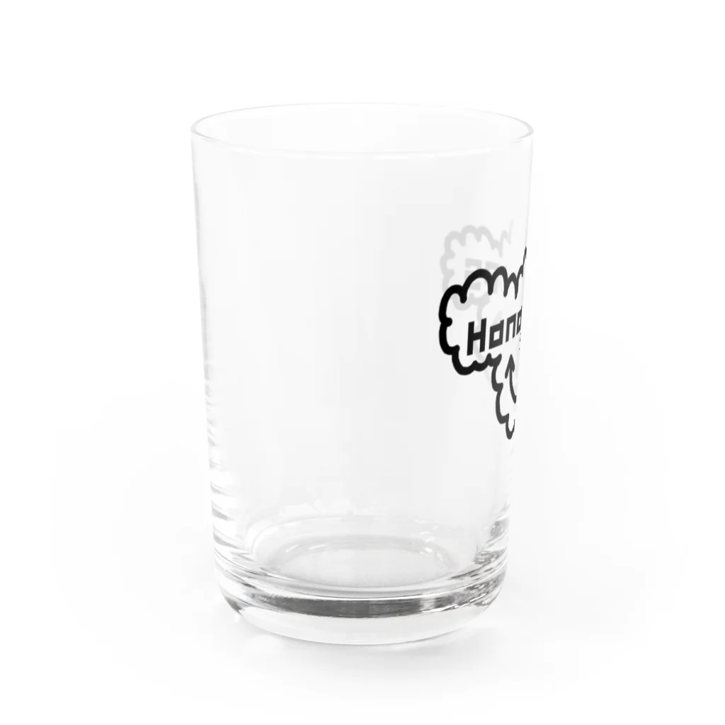 ☆もふらぼVillage☆のHanaMoPSのロゴ Water Glass :left