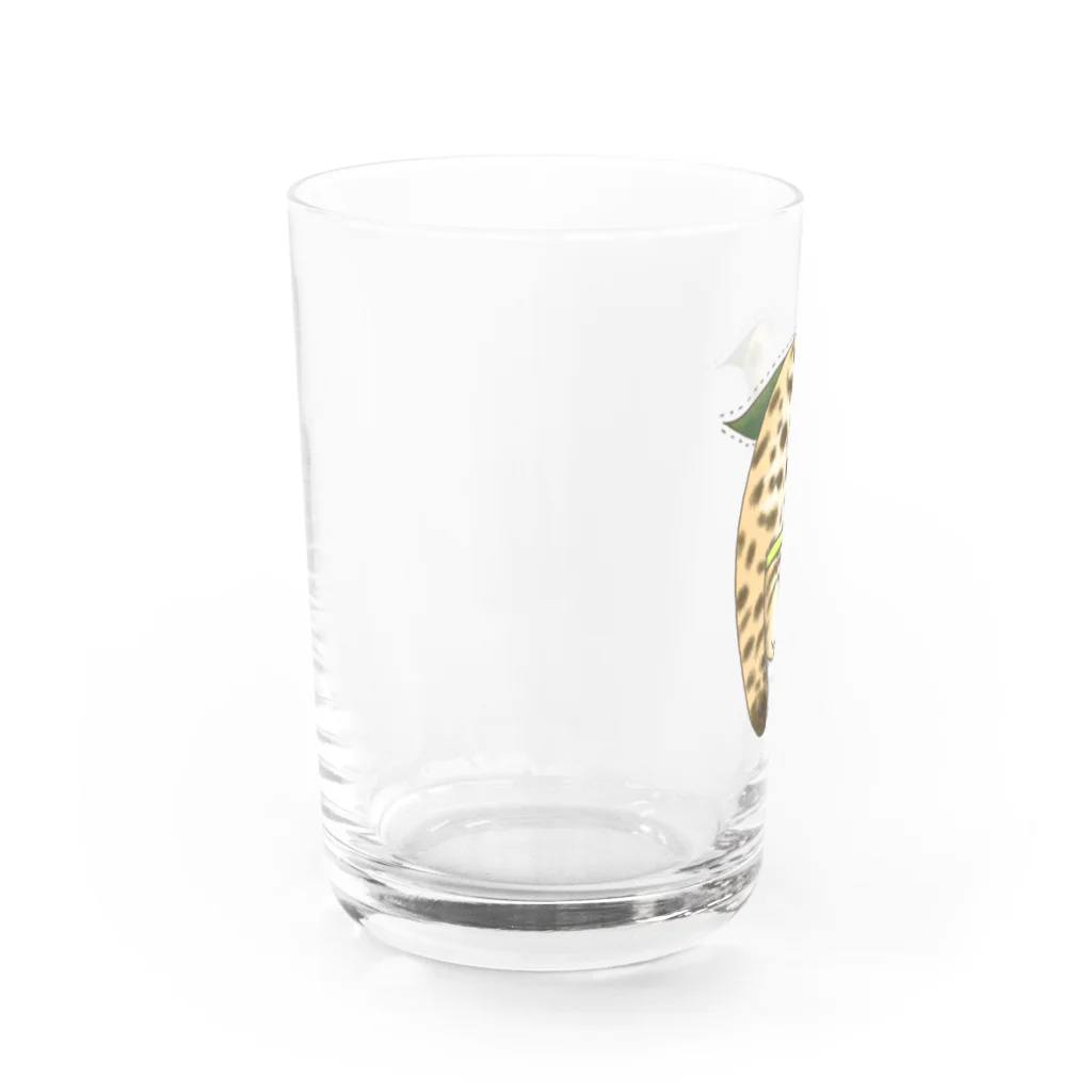 氷守トッカのほとばしる猫愛SHOPのにょりーんベンガル Water Glass :left