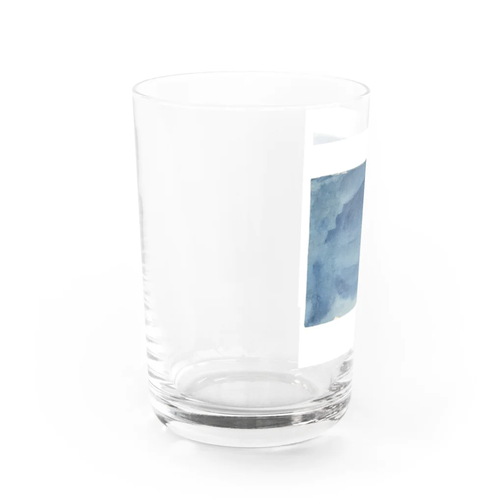 ムシロのあい色 Water Glass :left