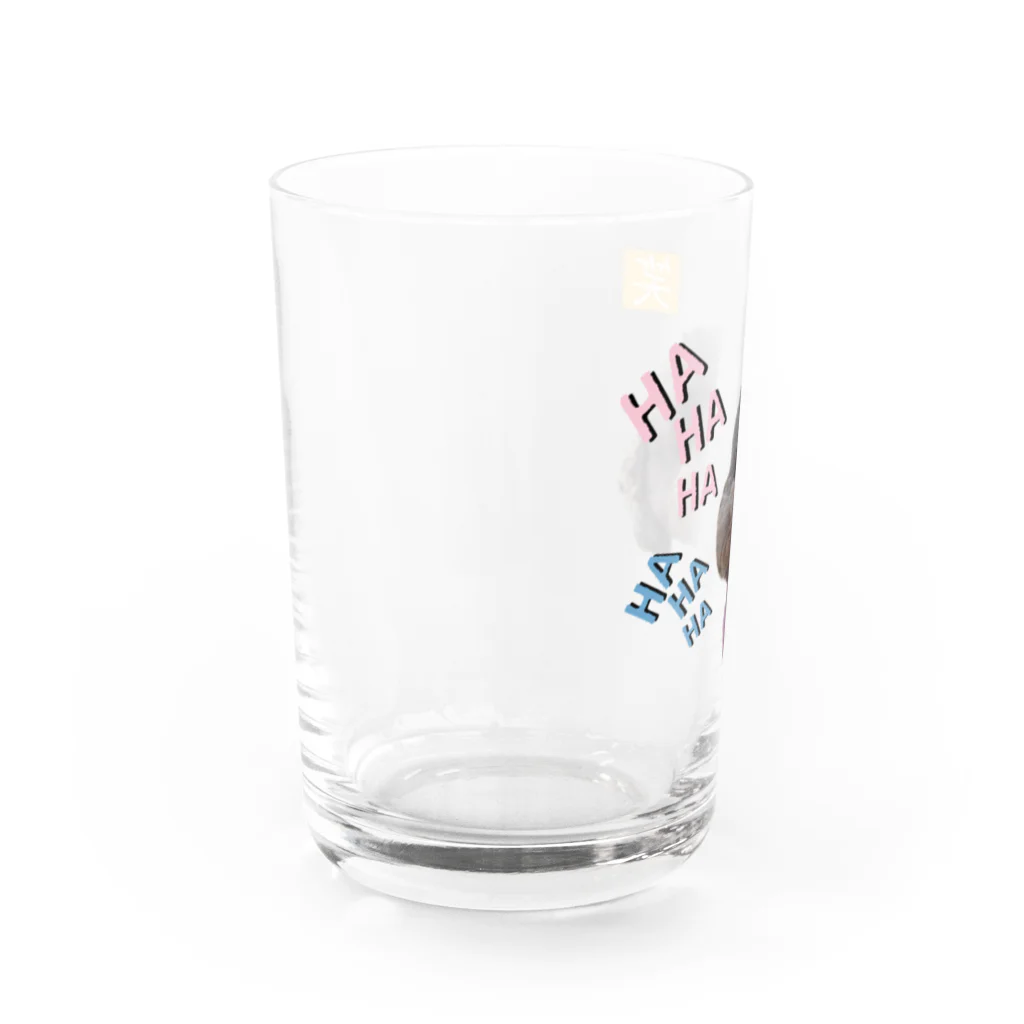 しらたま雑貨店の笑う犬2 Water Glass :left