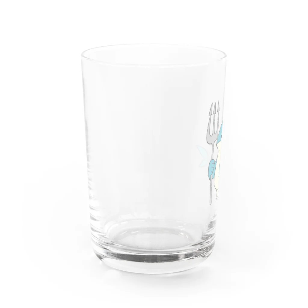 ちょぼろうSHOPのぎょじん（色付き） Water Glass :left