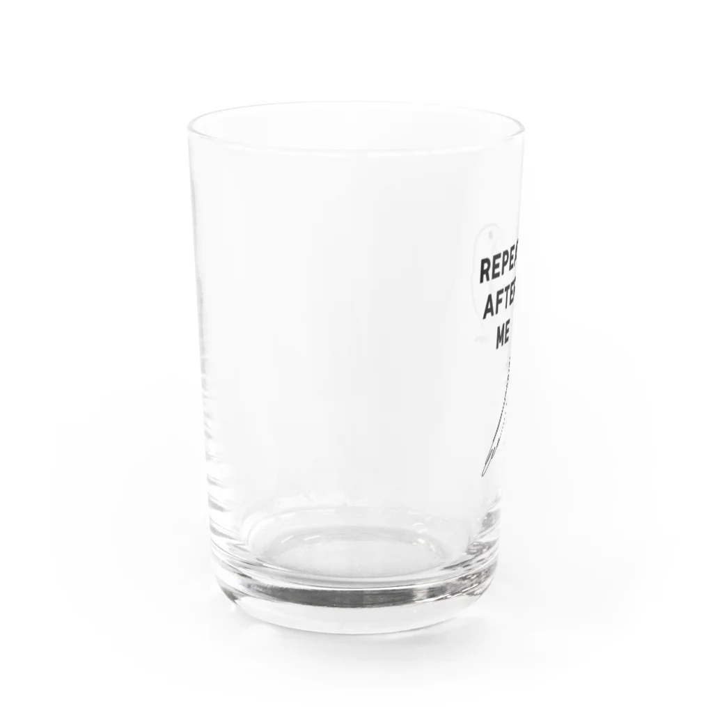 きまぐれおえかきのエンドレスおうむ返し Water Glass :left