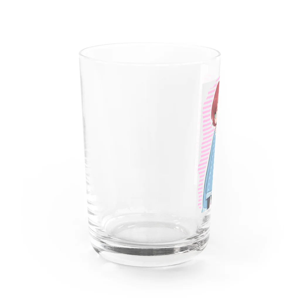 らぴすらずりのブカブカ袖ガール Water Glass :left