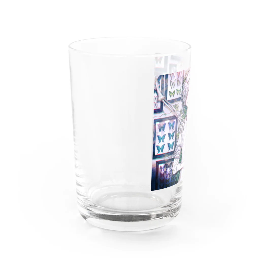 村カルキのWHITE Water Glass :left