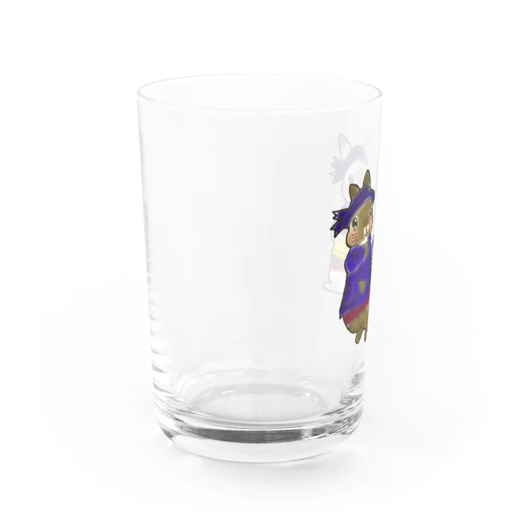 アトリエねぎやまの園児うさちゃんず。 Water Glass :left