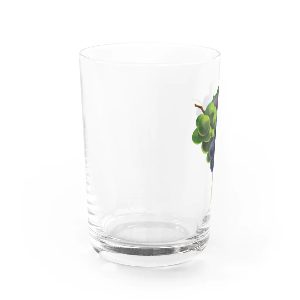 カワウソとフルーツの【forseasons】グレープ Water Glass :left