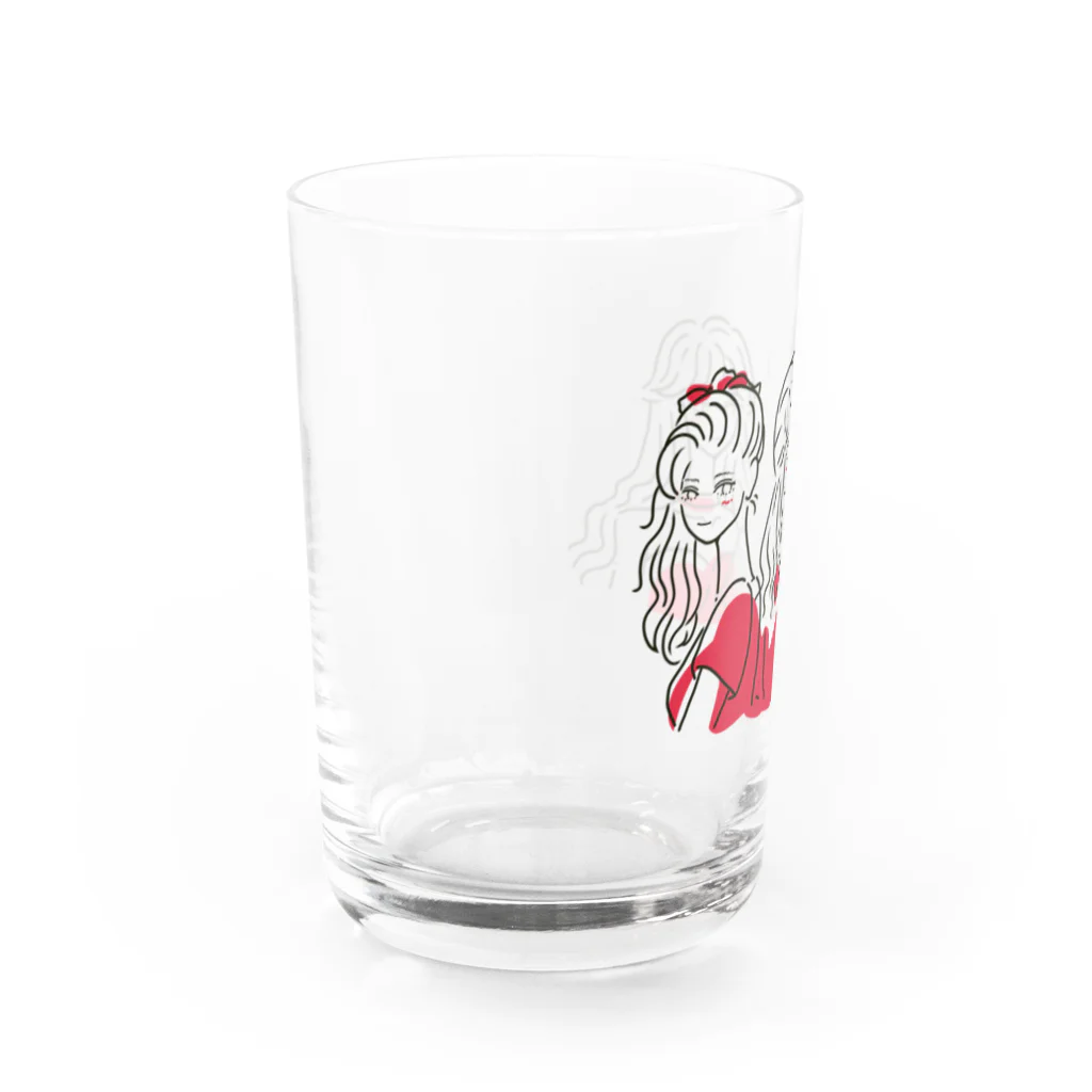 kucc.illustの80's girls【まもなく販売終了予定です!】 Water Glass :left