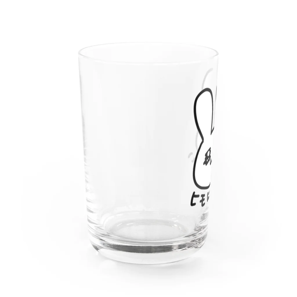 ゆるいぐっずを生み出す母のヒモになりたいうさぎのグッズ Water Glass :left