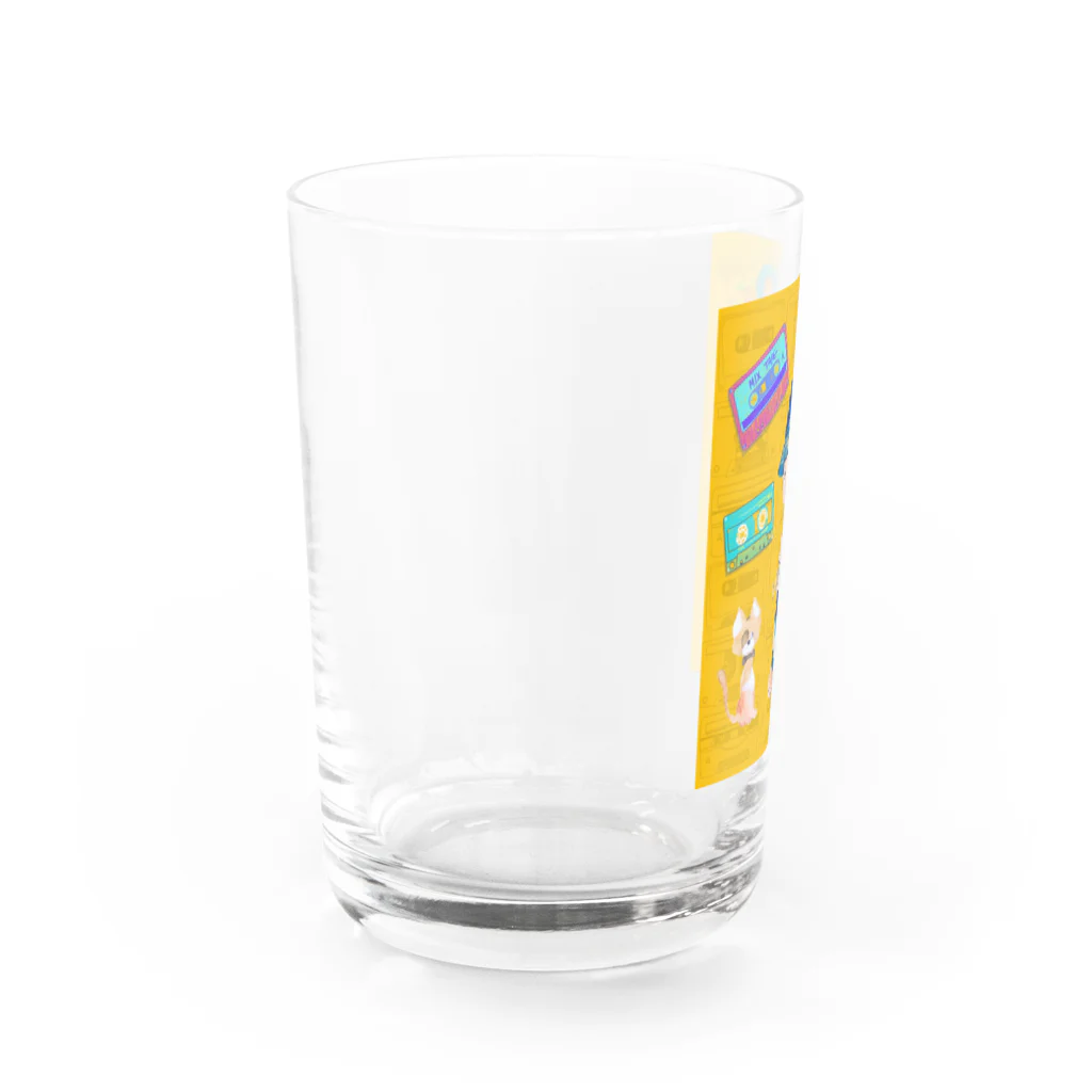 AtelierGluckのグリュックガール　カセットテープ柄 Water Glass :left