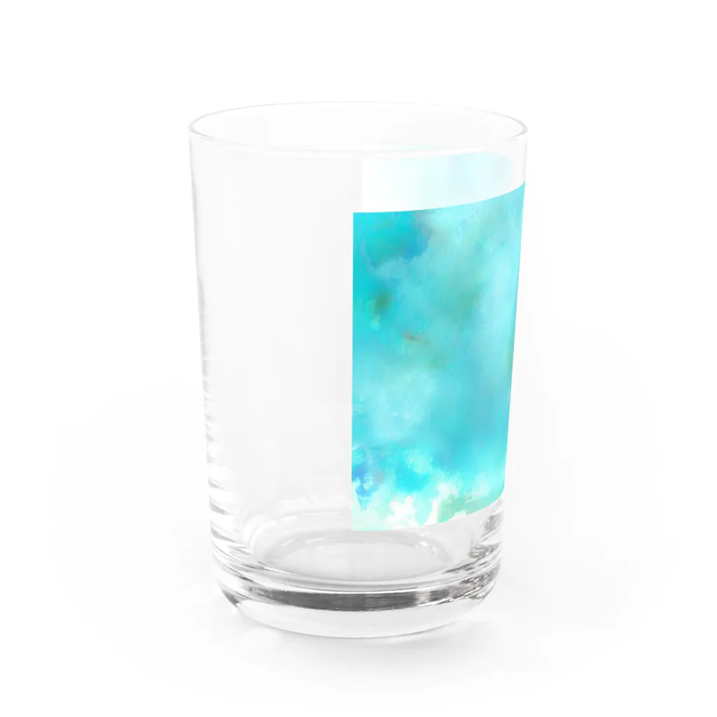 ya-pyのターコイズ　水彩 Water Glass :left